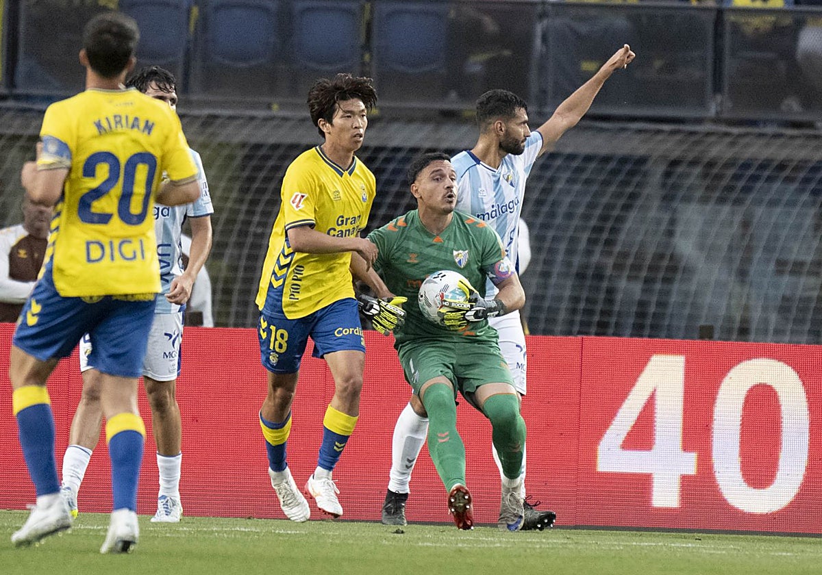Las Palmas: tres partidos sin marcar al Málaga esta temporada
