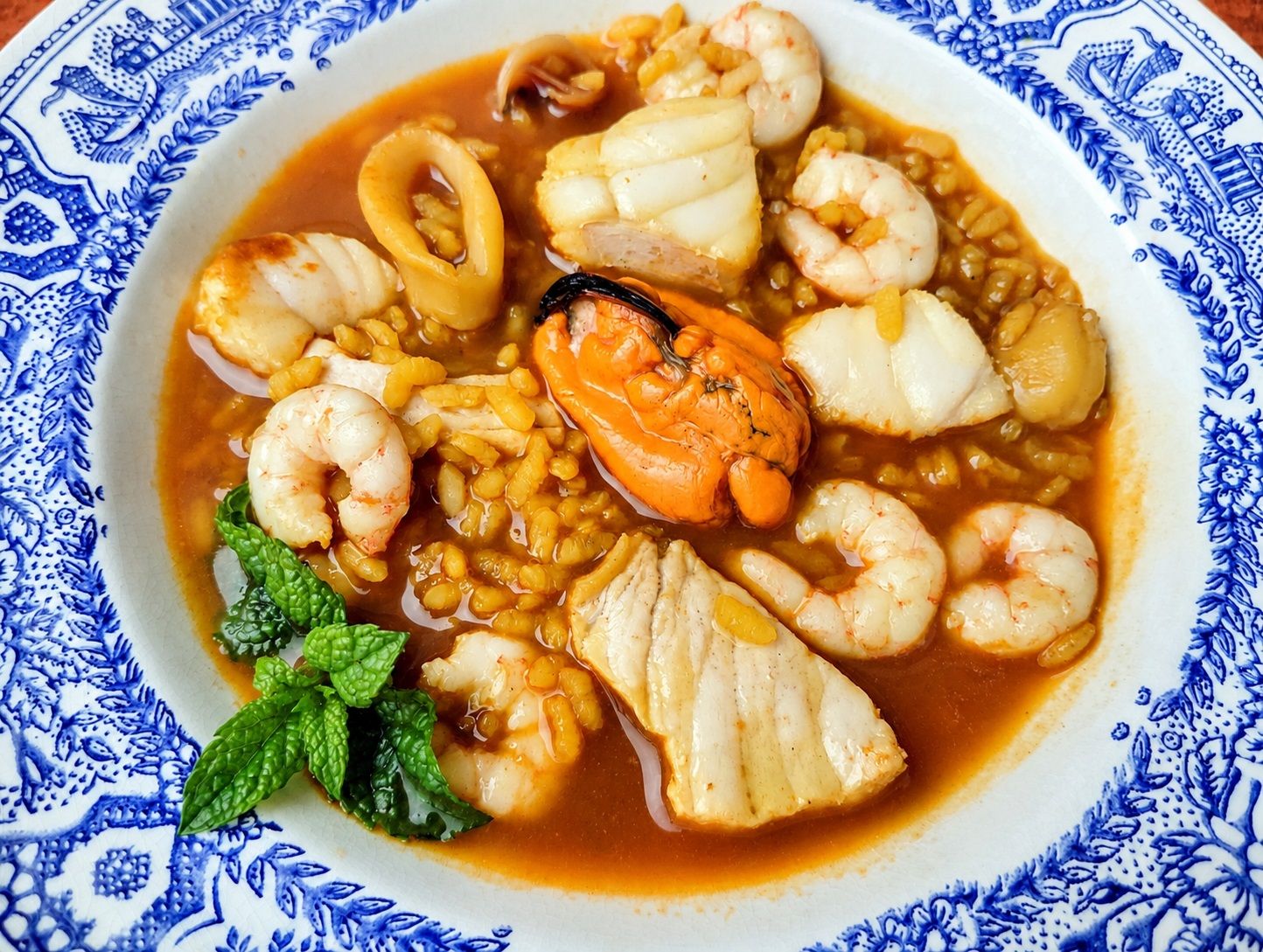 Cazuela de arroz caldoso de 'Mi cocina'