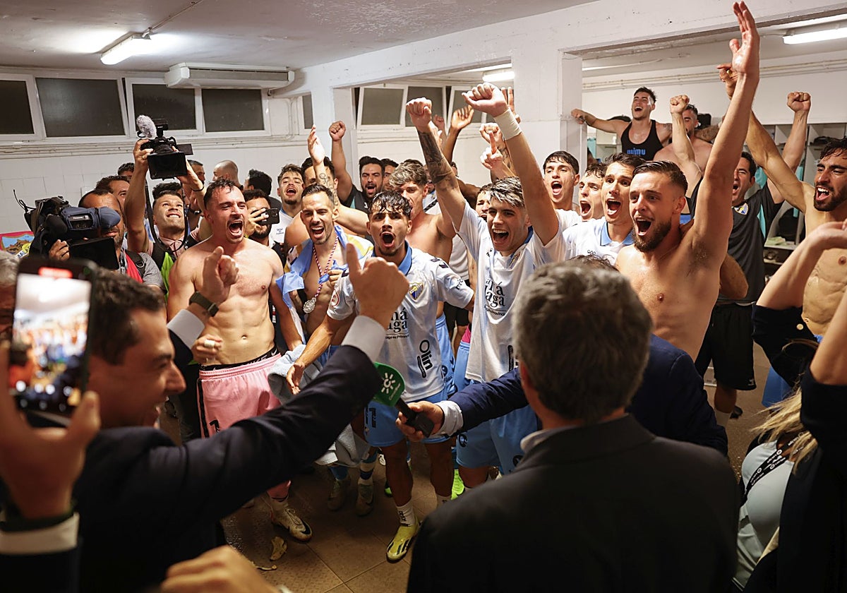 Media plantilla del Málaga actual ya ascendió en Tarragona
