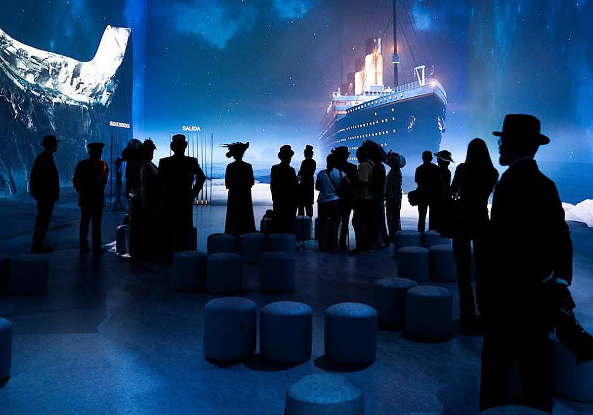 La malagueña del Titanic y otras curiosidades a bordo: una exposición inmersiva recrea el mítico hundimiento