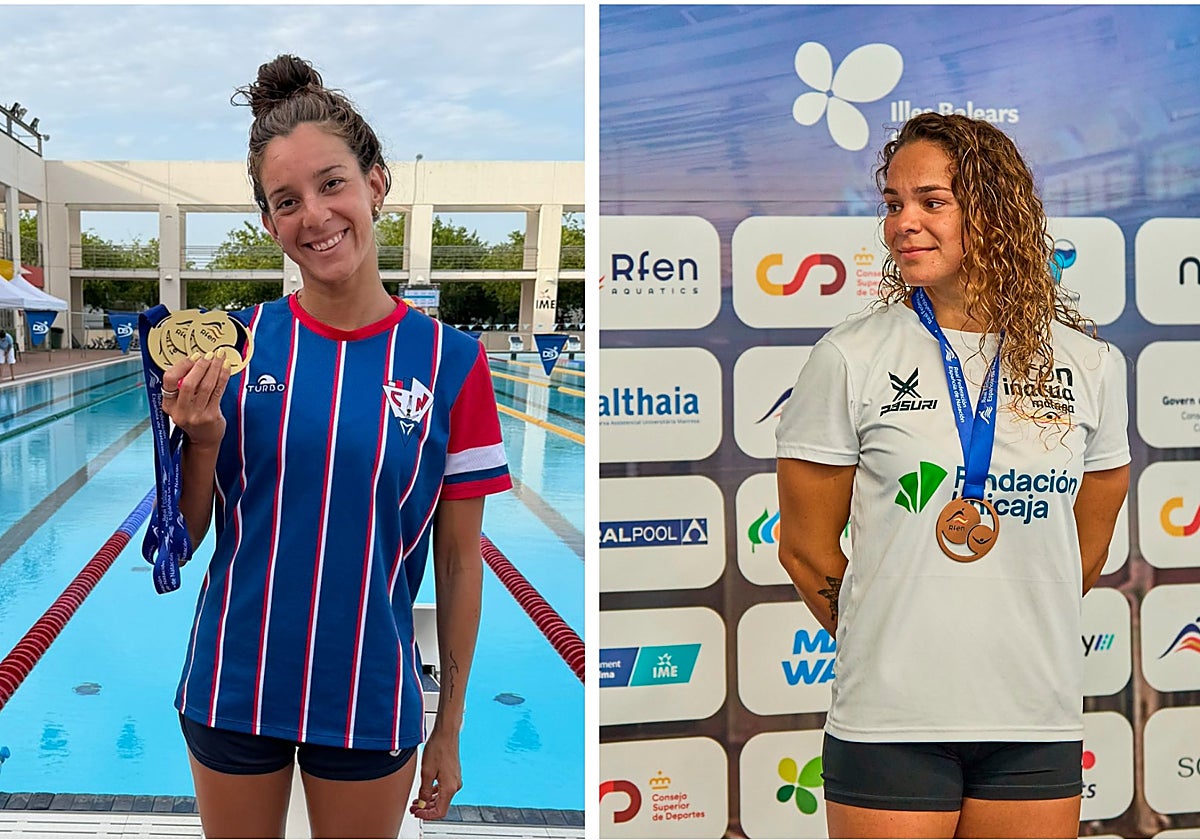 María de Valdés y Carmen Balbuena, protagonistas en el Campeonato de España de natación