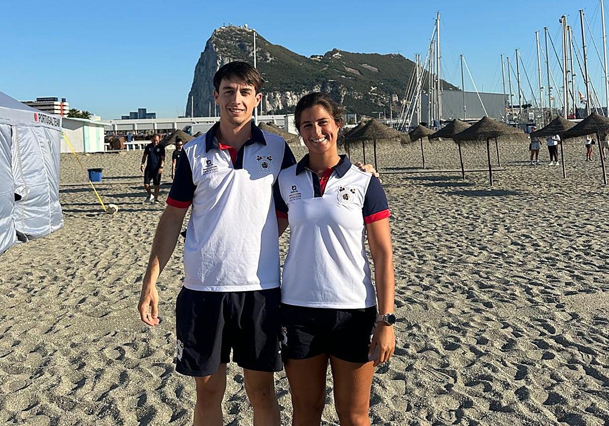 Marcos Delgado y Teresa Díaz, en los Europeos de La Línea.