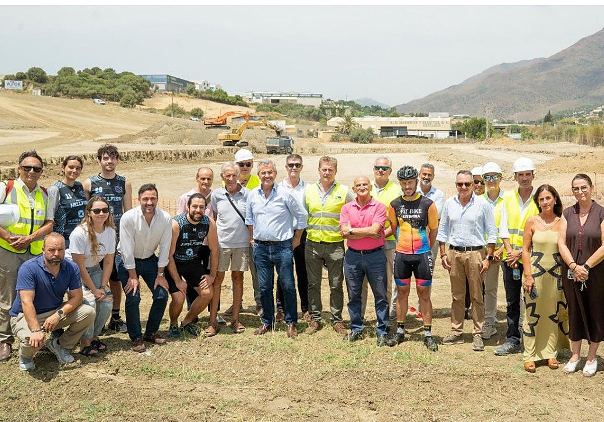 Nueve meses de obras para el futuro velódromo de Estepona