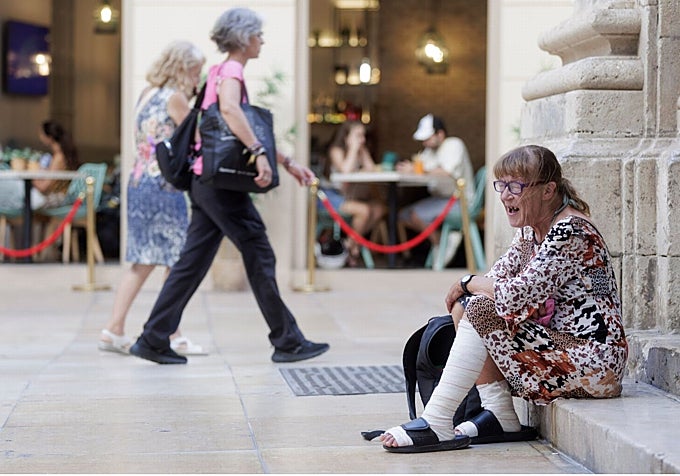 Nina es finlandesa y llegó a Málaga hace doce años con un empleo.