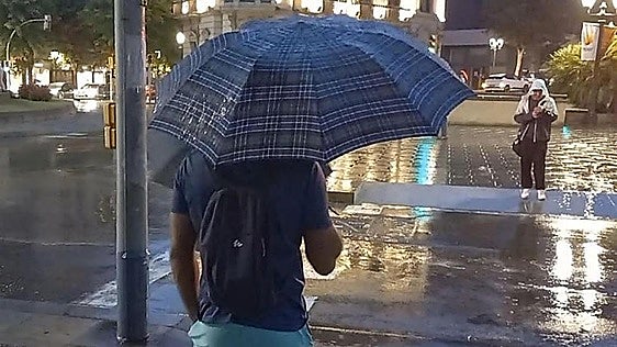 Lluvia en Malaga: la semana arranca con aviso amarillo por tormentas con granizo en el interior