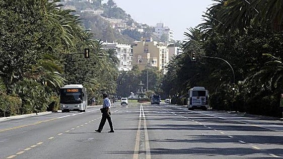 El Parque de Málaga, cortado al tráfico este domingo por la Semana de la Movilidad