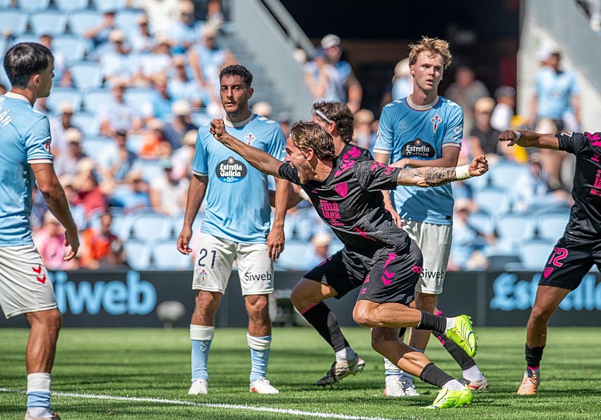 El Málaga rescata un punto de oro entre las malas sensaciones