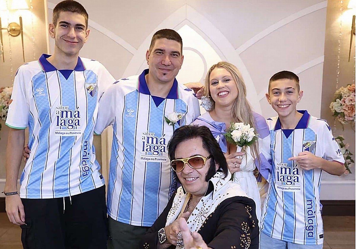 La boda más malaguista en Las Vegas