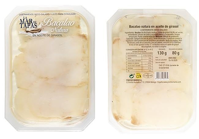 Producto afectado por la alerta.