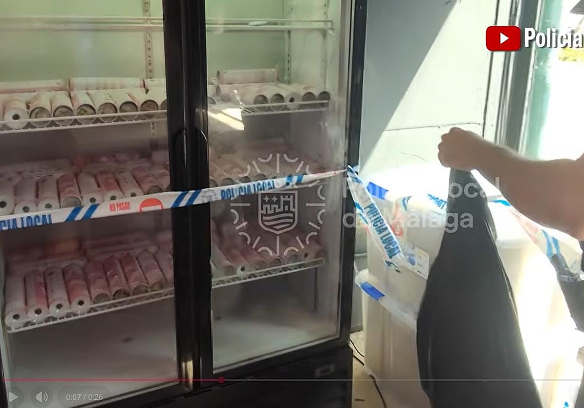 Intervienen unos 27 kilos de sushi en una moto y sin refrigeración rumbo a la Feria de Málaga