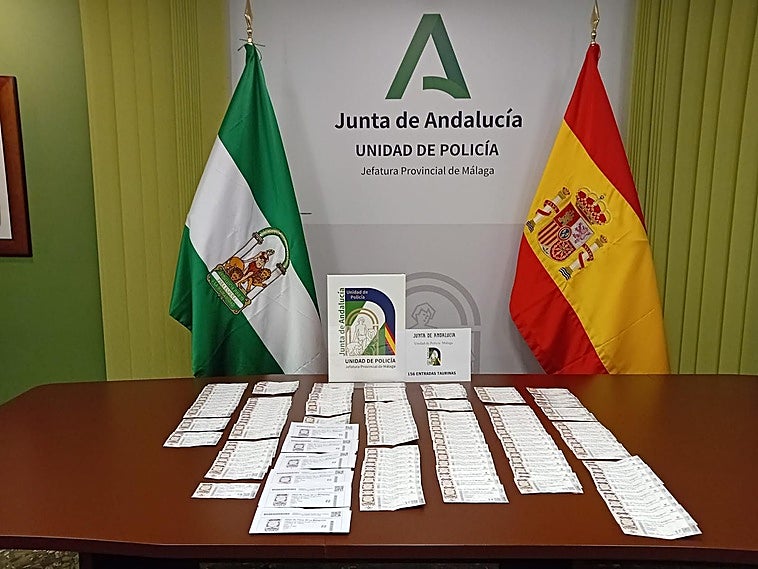 Intervienen 156 entradas en la reventa durante la Feria Taurina de Málaga 2026