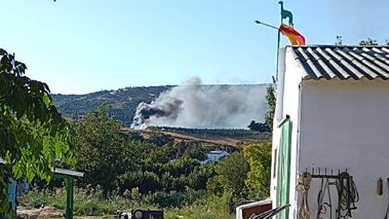 Exinguido el incendio forestal declarado en Ronda