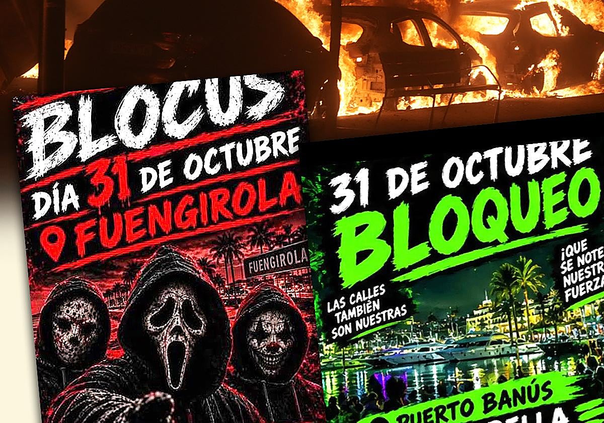 La policía, alerta ante las convocatorias violentas en Halloween que circulan por redes sociales en Málaga