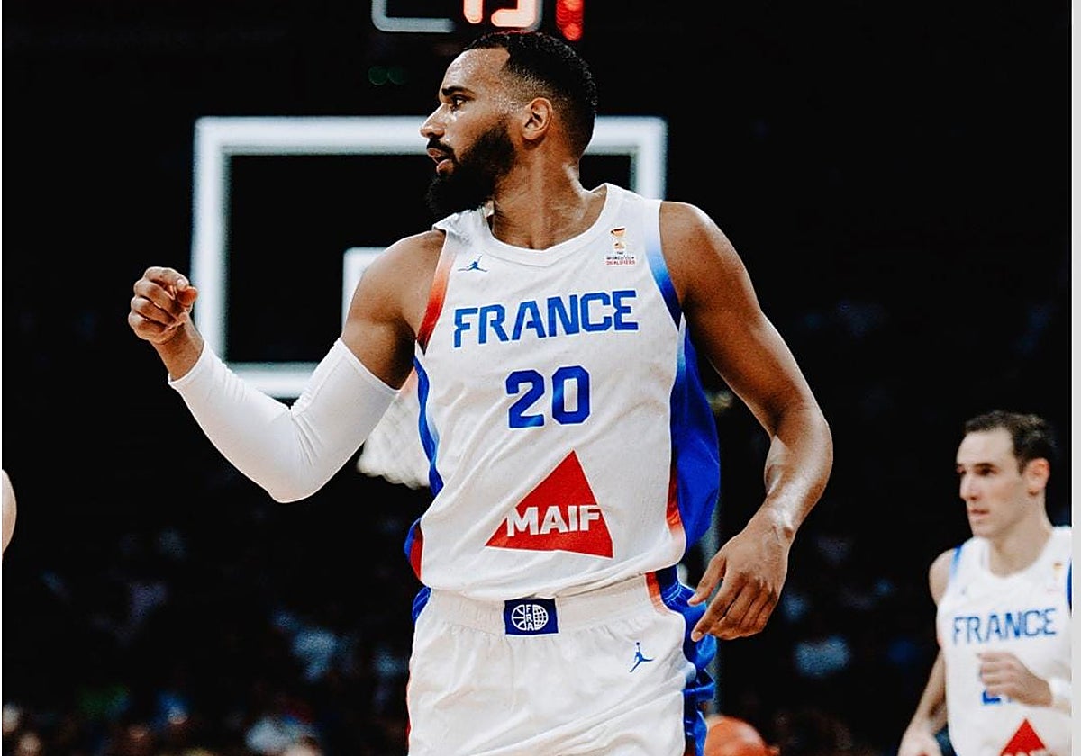 Amine Noua, el máximo anotador de Francia en su cara a cara contra Serbia