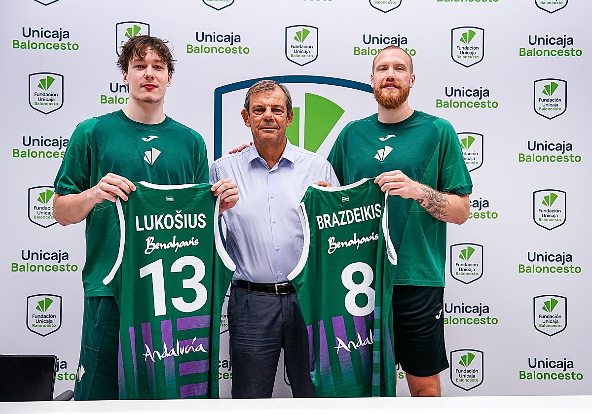 Doble puesta de largo lituana en el Unicaja: «El club tiene cultura ganadora»