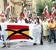 ANV insta a no izar la bandera española en Bilbao porque «nadie la quiere»