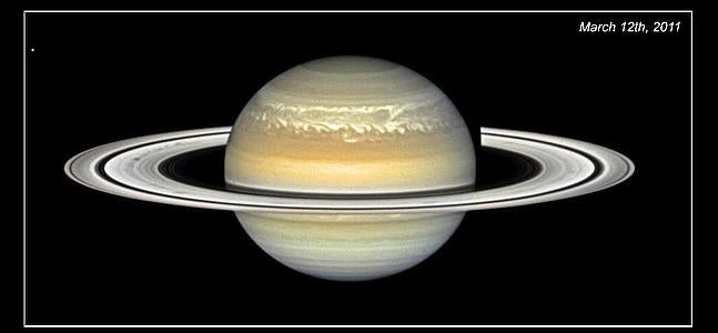 La tormenta blanca se adelanta en Saturno