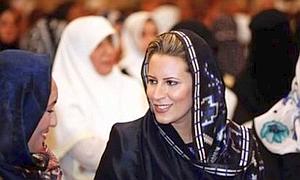 Aisha es la única hija del líder libio, fruto de su segundo matrimonio. / Wikipedia