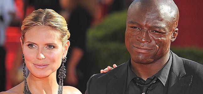 La modelo Heidi Klum y el cantante Seal. / Robyn Beck (Afp)