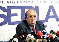 El jefe de la sección sindical del Sepla, Justo Peral. / Sergio Barrenechea (Efe) | Europa Press