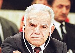 Isaac Shamir, ex primer ministro de Israel. / Patrick Baz (Afp)
