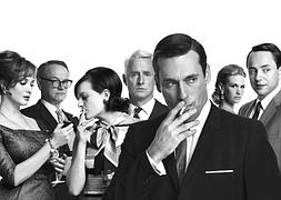 Foto grupal de la serie más nomida a los Emmy 2012, 'Mad men'. / Archivo