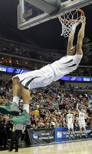 Brittney Griner, en pleno mate. / Archivo