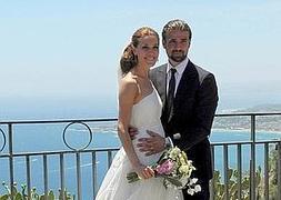 Raquel Sánchez Silva y Mario Biondo, el día de su boda. / Efe
