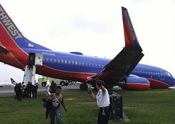 Imagen del avión de la compañía Southwest Airlines. / Ap