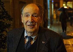 El sociólogo Juan José Linz, en 2002. / R. C.