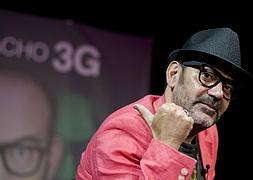 El humorista José Corbacho, en la presentación de 'Corbacho 3G'. / Foto y vídeo: Óscar Chamorro