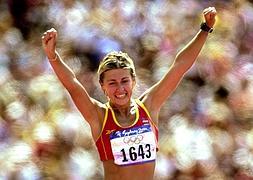 María Vasco logró el bronce en la prueba de 20 kilómetros marcha en los Juegos de Sídney 2000. / Archivo