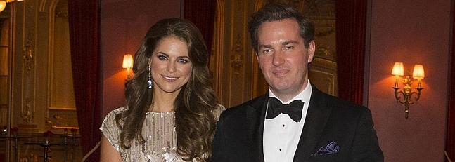 Magdalena de Suecia y Chris O'Neill en la cena previa a su boda./ Archivo