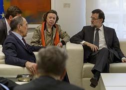 Rajoy, ayer junto a Lavrov en Moncloa. / Efe