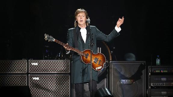 Paul McCartney, en un concierto. 