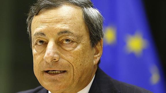 Mario Draghi, presidente del BCE. 