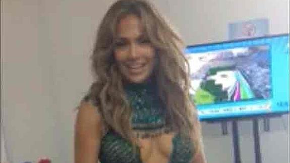 Jennifer Lopez revoluciona la red 'imitando' a Shakira