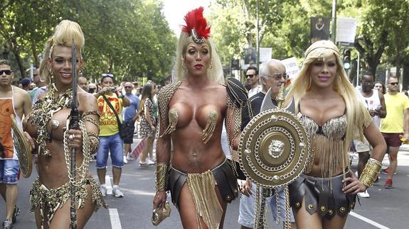 El Orgullo Gay invade el centro de Madrid