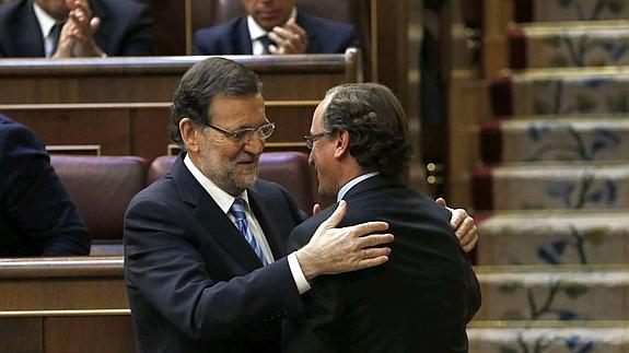Rajoy y Alonso, en el Congreso 
