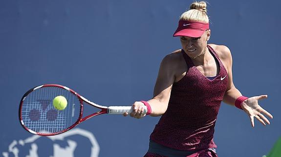 Sabine Lisicki, durante un partido. 