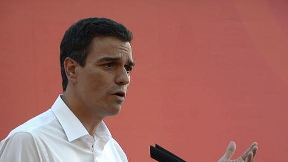 El secretario general del PSOE, Pedro Sánchez  