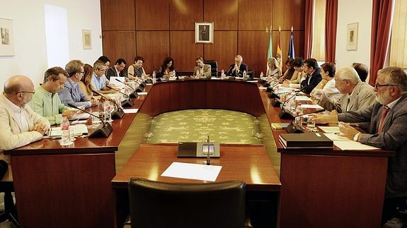 La Diputación Permanente del Parlamento andaluz.