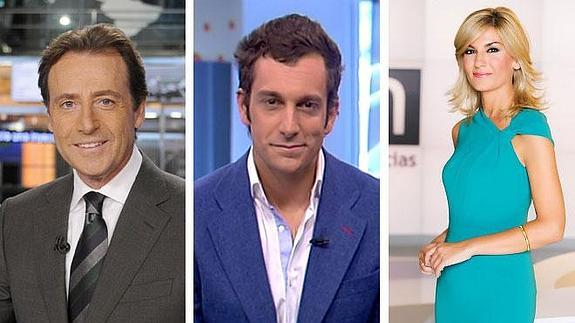 Matías Prats, Álvaro Zancajo y Sandra Golpe. 