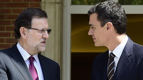 Mariano Rajoy y Pedro Sánchez.