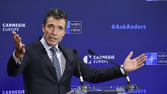 El secretario general de la OTAN, Anders Fogh Rasmussen.