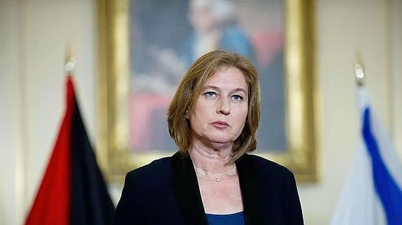 Tzipi Livni, ministra de Justicia israelí. 