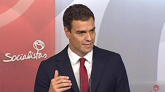 El secretario general del PSOE, Pedro Sánchez