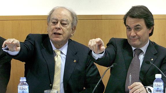 Jordi Pujol y Artur Mas, en una imagen de 2007. 