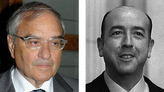 Los exministros Rodolfo Martín Villa (i) y José Utrera Molina (d).