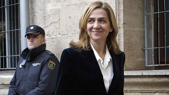 La infanta Cristina.